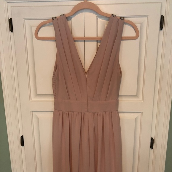 TNFC Mauve dress with embellished straps - Picture 5 of 7